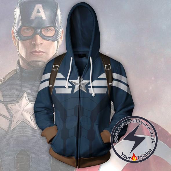 Captain America Hoodie - Classic Jacket